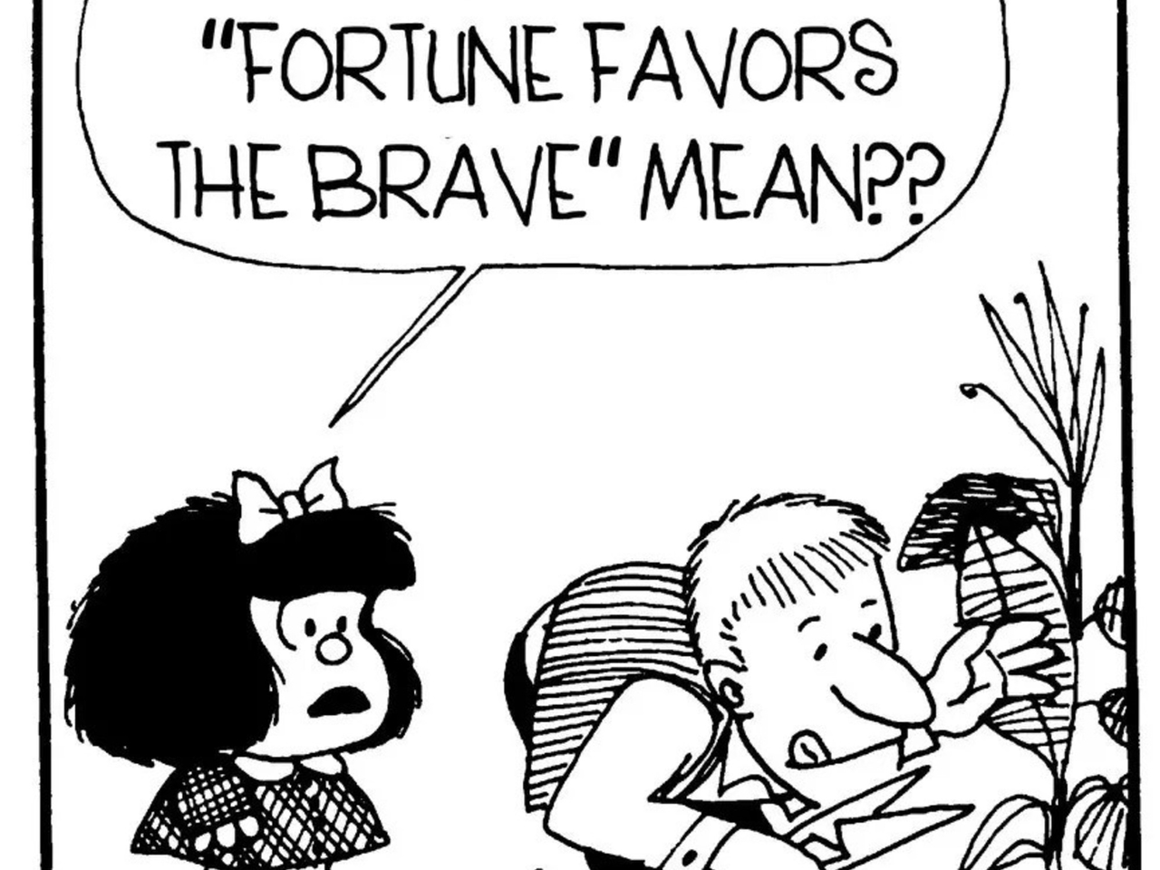 En asi kız Mafalda İngilizce olarak satışa sunuluyor.