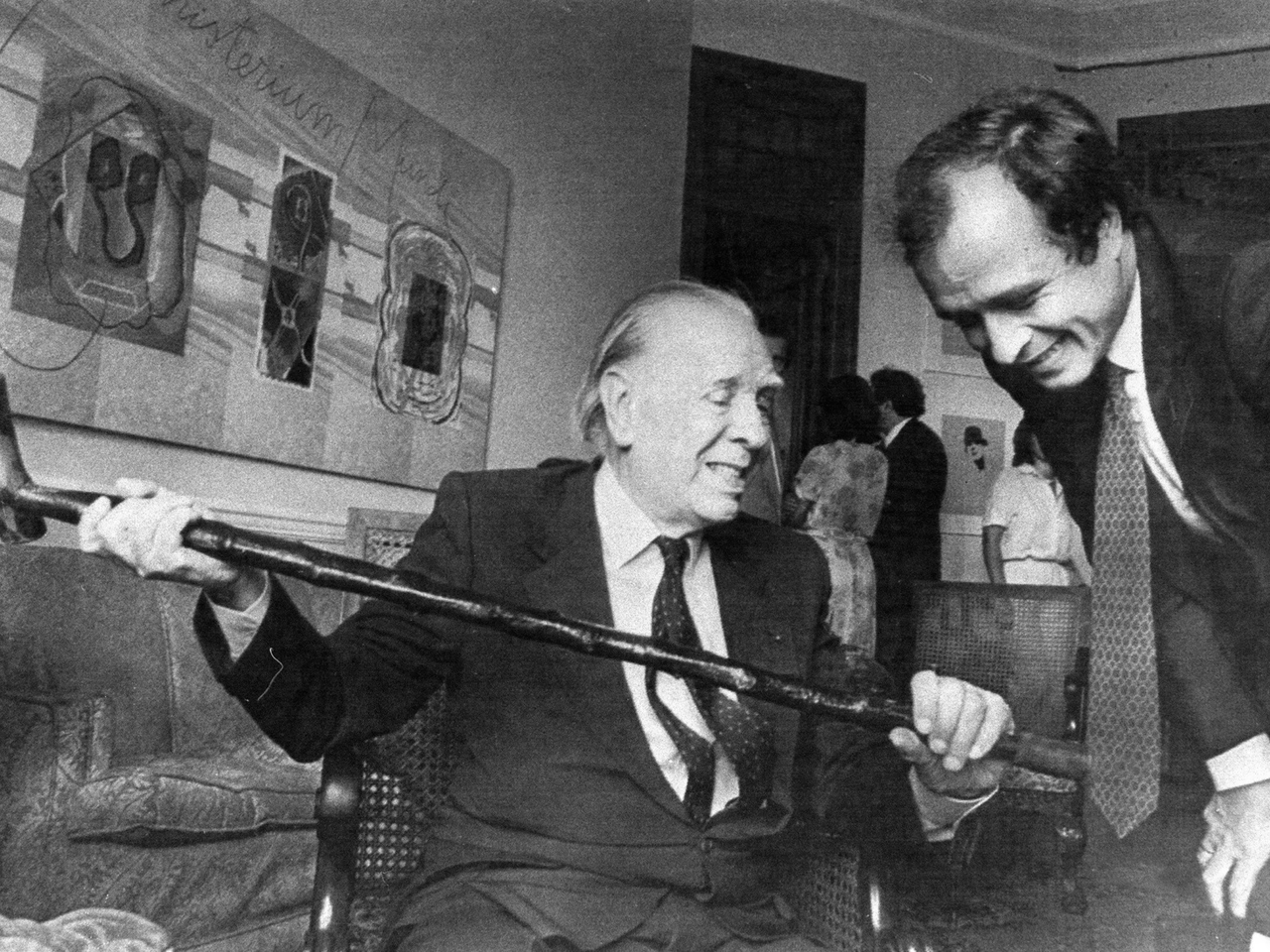 Borges, işbirlikçilerinden birinin günlüklerinde parlak mizahtan keskin eleştiriye