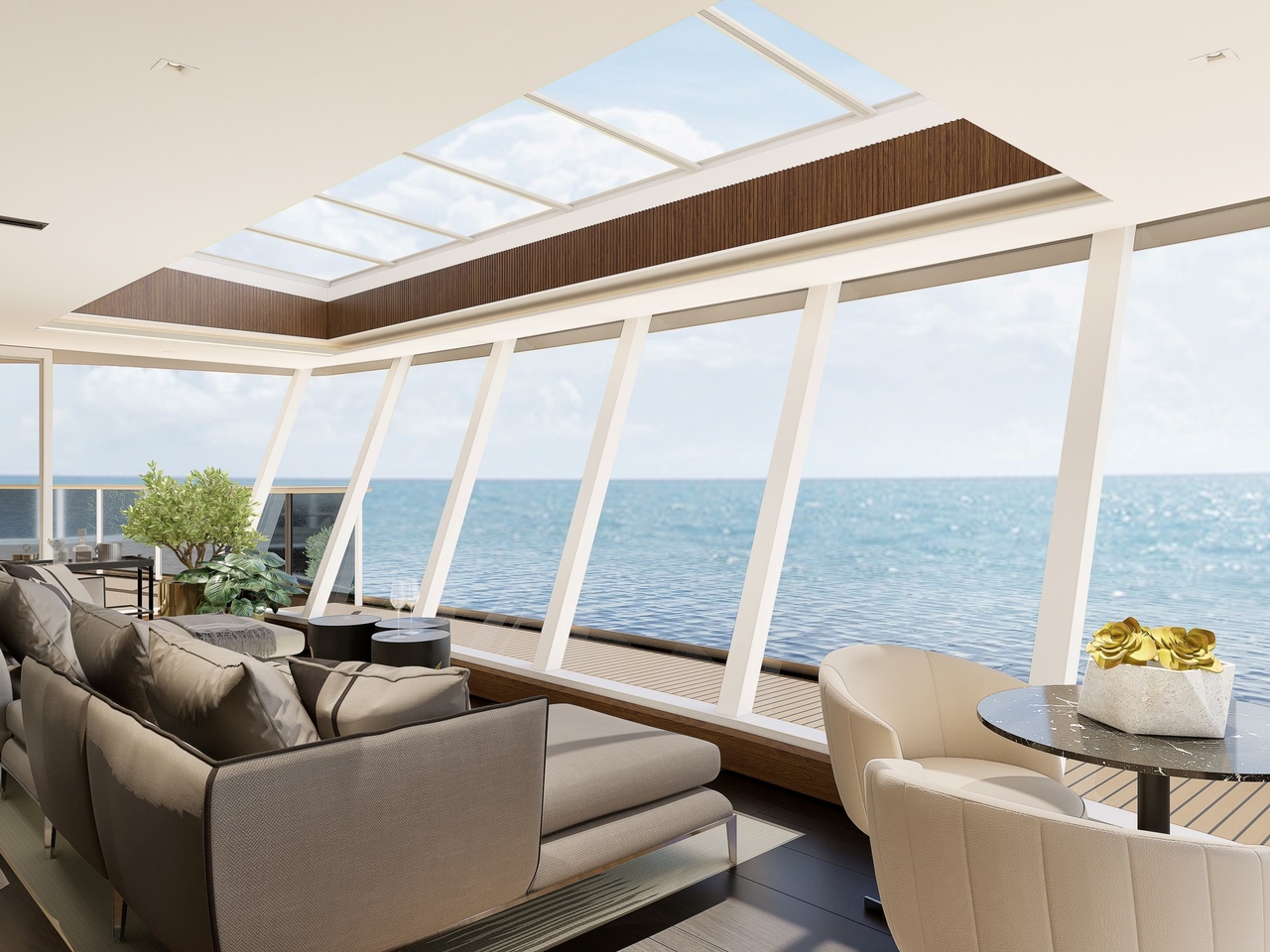 Über 800 m2, zwei Schlafzimmer, ein eigener Aufzug und ein privates Fitnessstudio: Wie sieht die größte Suite aller Zeiten auf einem Ultra-Luxus-Kreuzfahrtschiff aus und wie viel kostet sie?