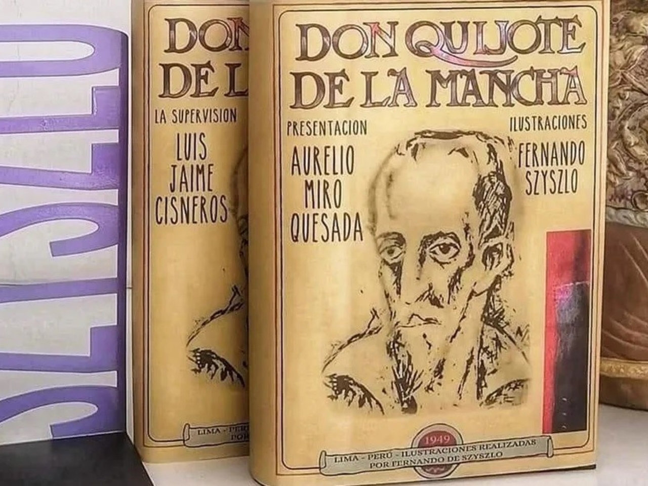 Don Quijote, illustriert von Fernando de Szyszlo: der peruanische Schatz, der davon träumt, das Cervantes-Institut zu erreichen.