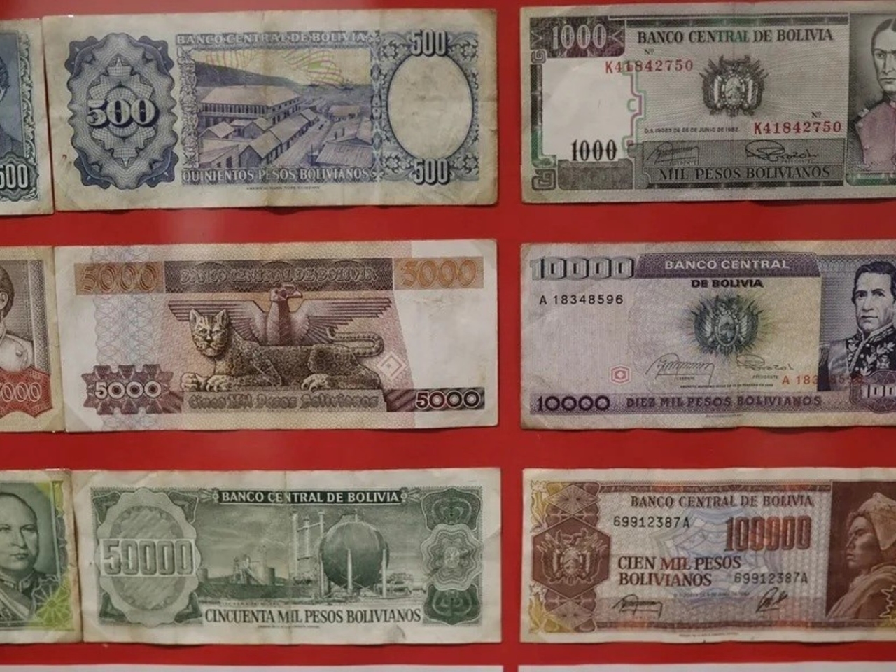 Die größte private Sammlung von Münzen und Banknoten in Bolivien zeigt die Entwicklung des Geldes.