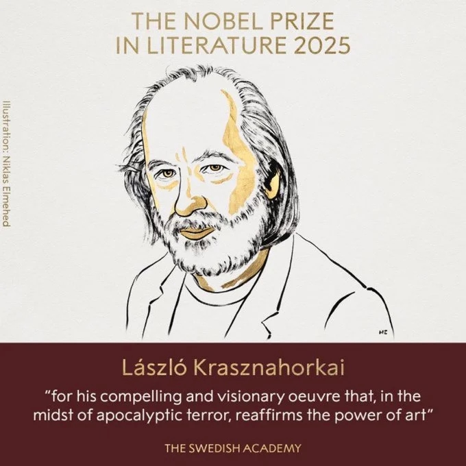 Nobelprijs voor Literatuur 2025 toegekend aan László Krasznahorkai