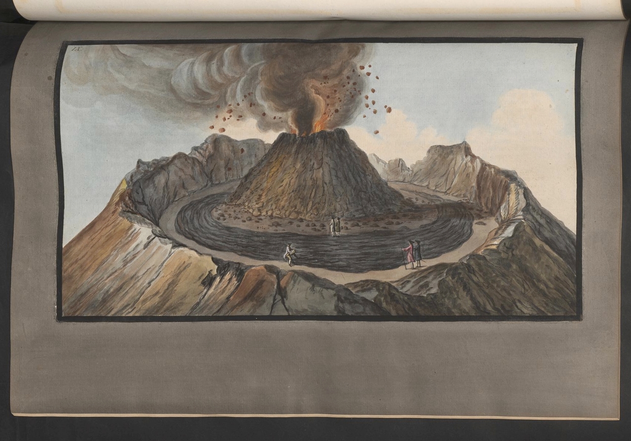 Torna in vita dopo 250 anni l’opera d’arte meccanica di sir Hamilton sull’eruzione del Vesuvio
