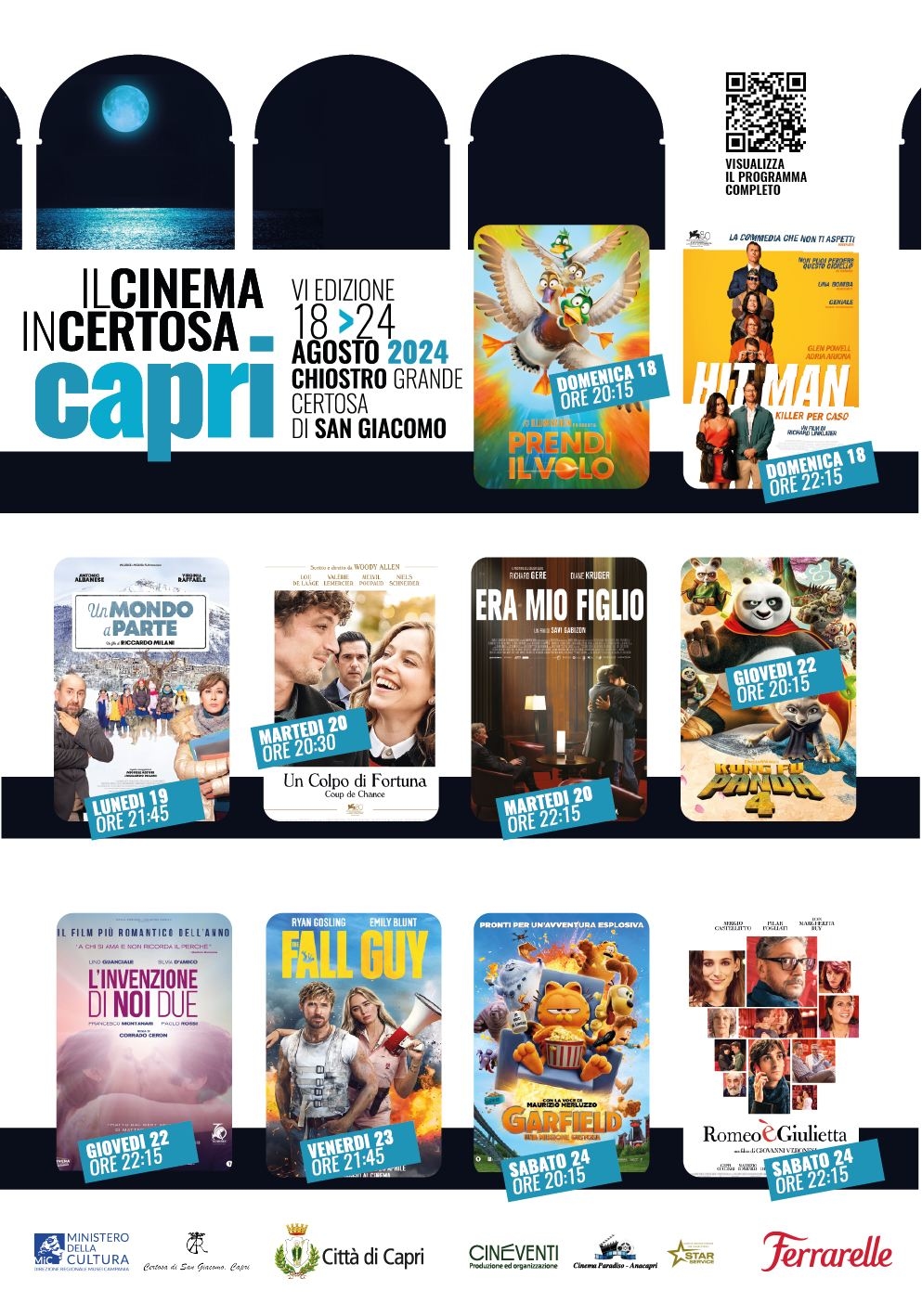 Kino in Certosa auf Capri: 3.000 Zuschauer, ein Erfolg, und die Planungen für die Ausgabe 2026 sind bereits im Gange.