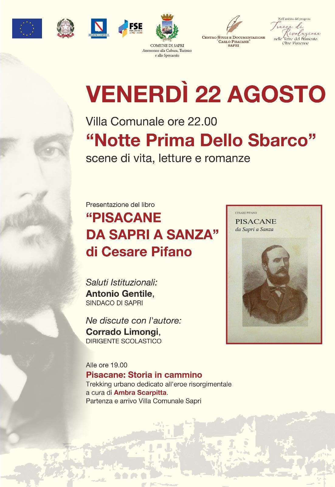 Sapri celebra a Carlo Pisacane: tres días de historia, teatro y recuerdo en nombre del Risorgimento.