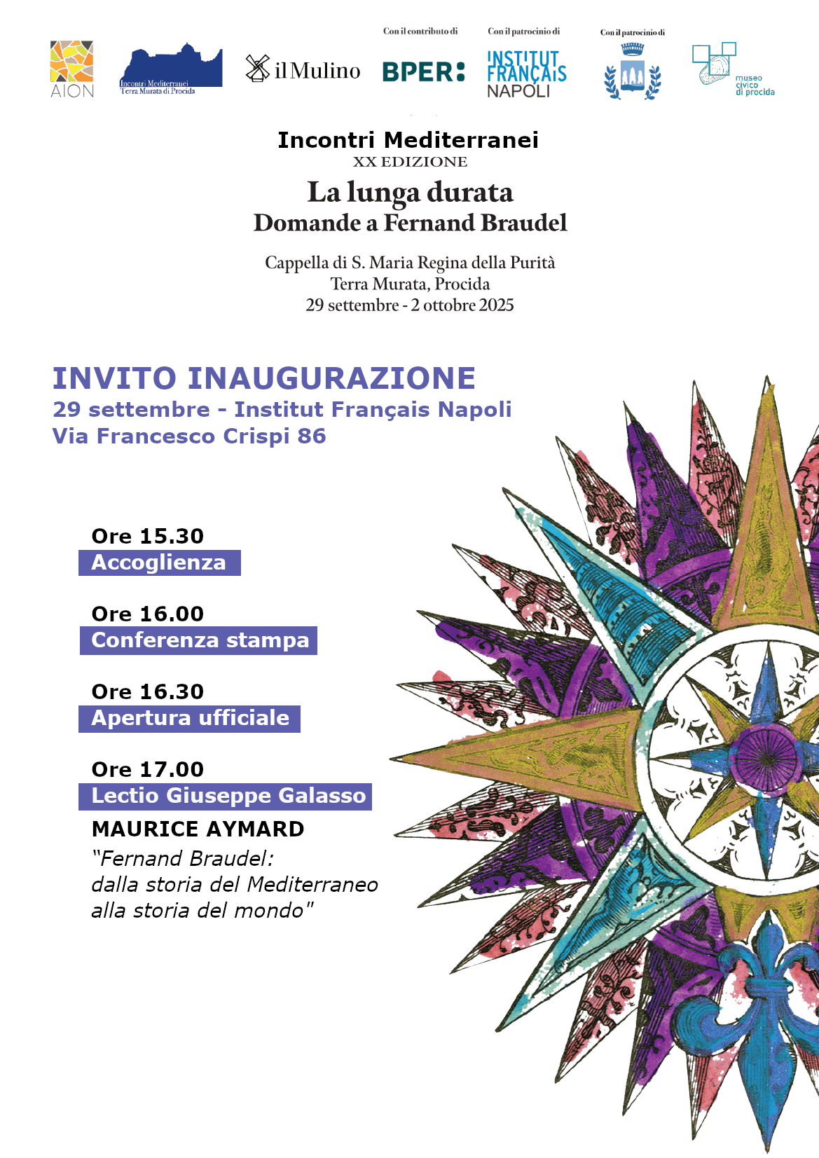 Mediterranean Encounters startet in Neapel: Fokus auf den Historiker Fernand Braudel