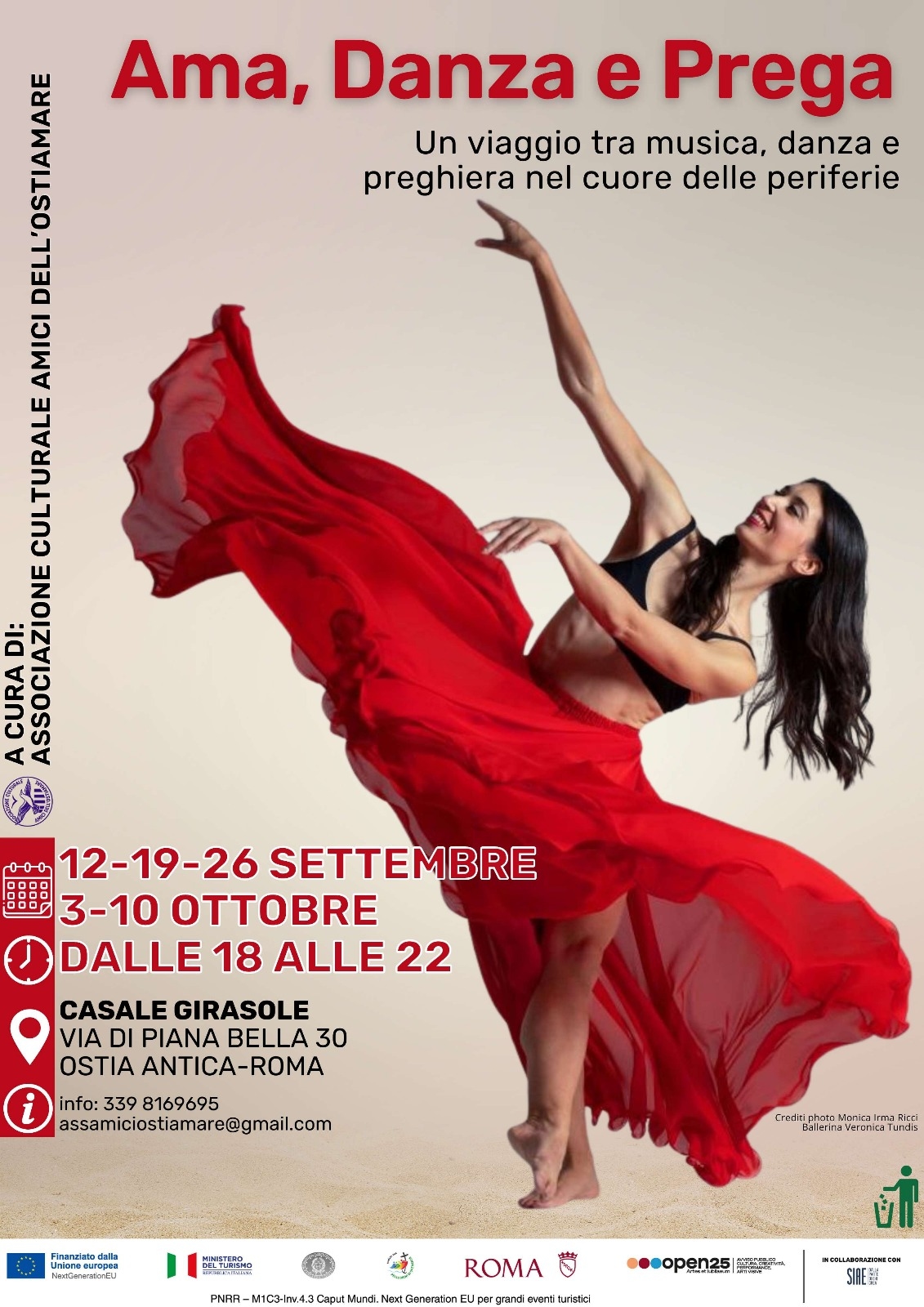 Aimer, danser, prier : un spectacle dédié à l'art et à la spiritualité à Ostia Antica