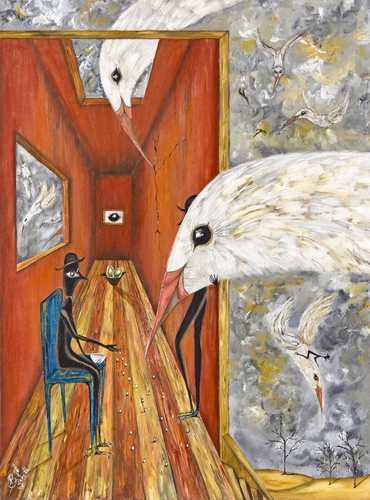In her surrealist canvases, artist Brianda Zareth Huitrón seeks to redefine the everyday.
