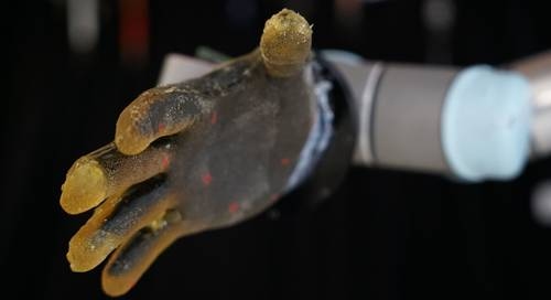 Sviluppata una pelle robotica in grado di rilevare pressione, temperatura e dolore