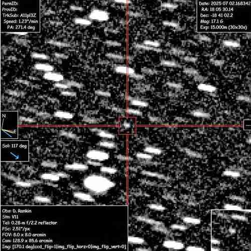 NASA ontdekt het derde bekende interstellaire object dat door het zonnestelsel reist