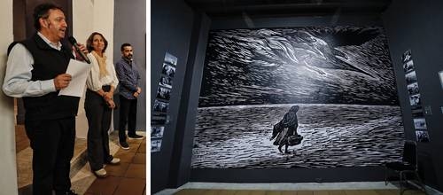 Exponen obras de Leopoldo Méndez, creador que practicó la estampa como acto político