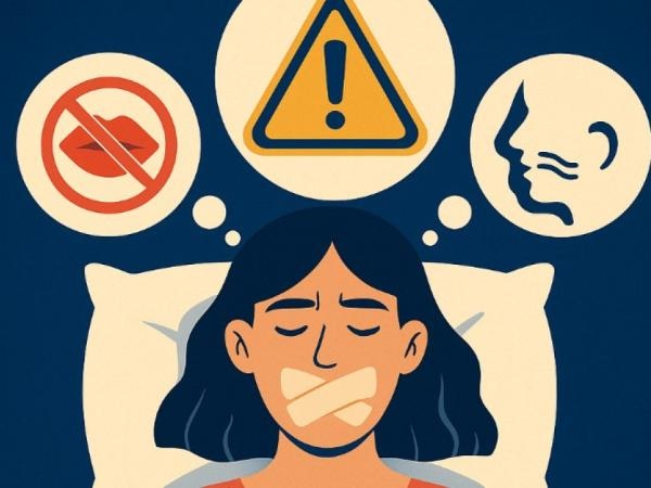 Dormire con il nastro adesivo in bocca: fa bene o male alla salute?