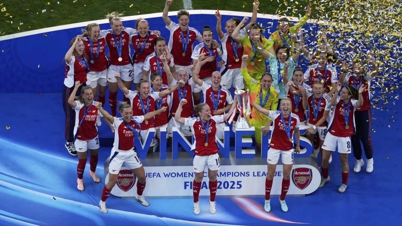 Arsenal besiegt Barcelona mit 1:0 und gewinnt die UEFA Women's Champions League