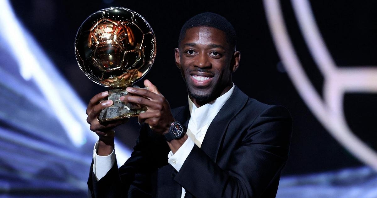 Balón de Oro: Ousmane Dembélé es el mejor jugador del mundo.