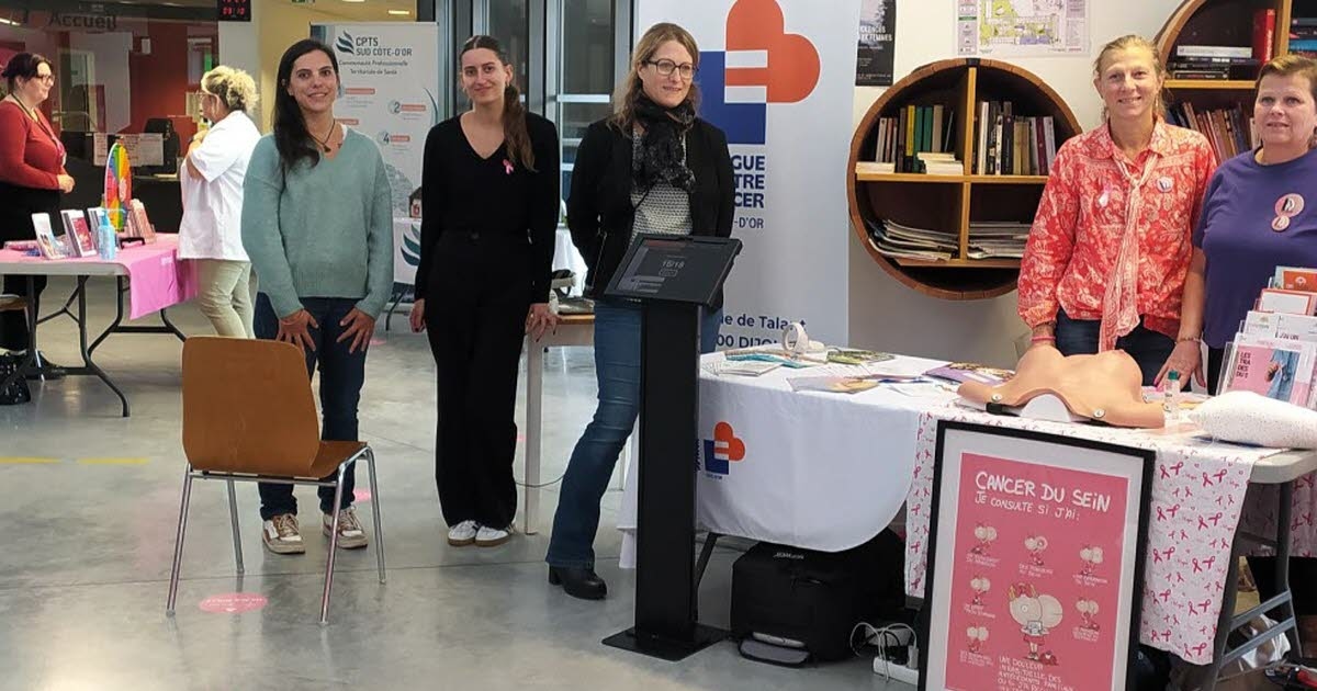 Beaune. Borstkanker: een bewustmakingsdag in het ziekenhuiscentrum