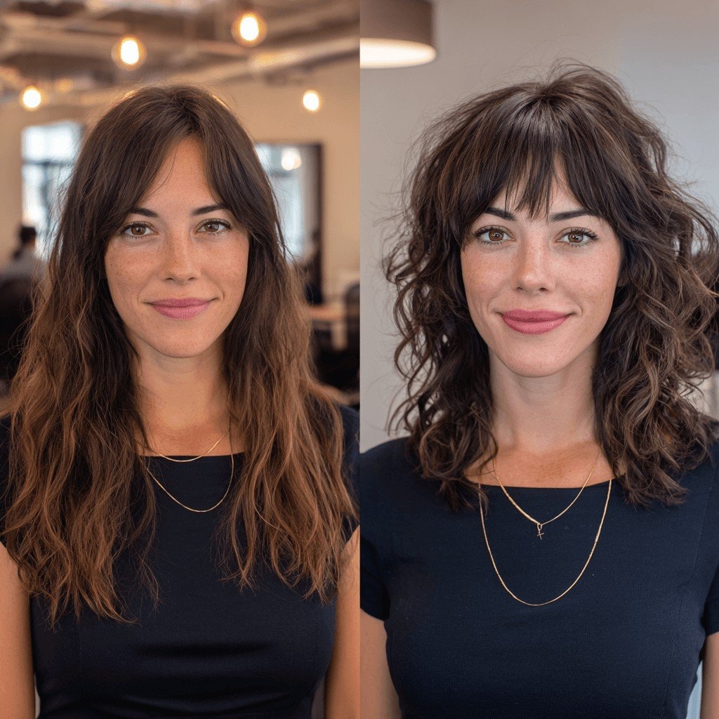 15 Glamorous Curly Shag Haircuts for Women Over 30