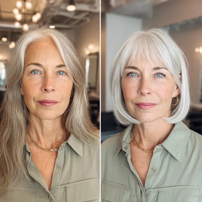 15 Trending Bob Haircut Ideas for Women Over 70 With Great Taste