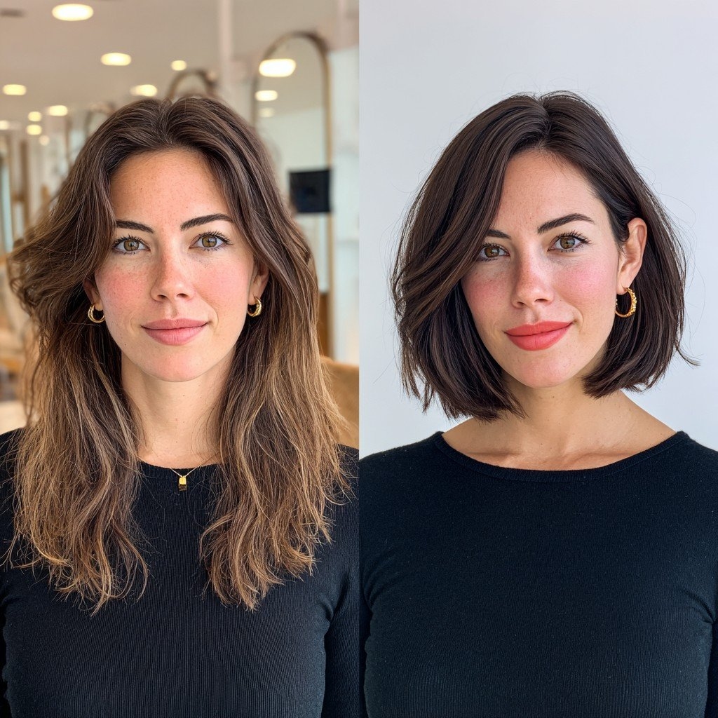 15 Cortes de Cabelo Bob Médios e Elegantes Que Nunca Saem de Moda