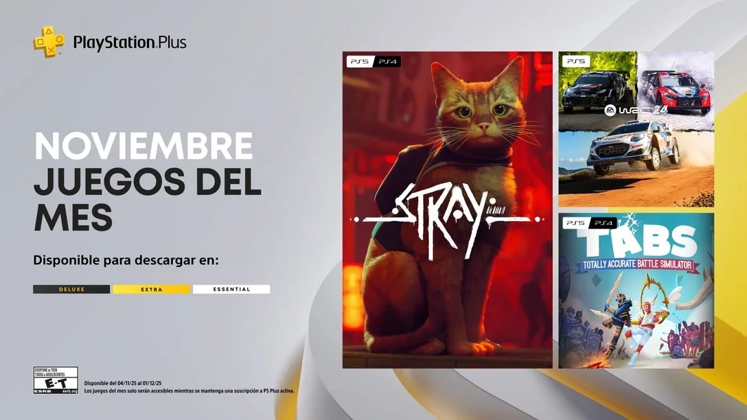 Kasım 2025'te ücretsiz PlayStation Plus oyunları