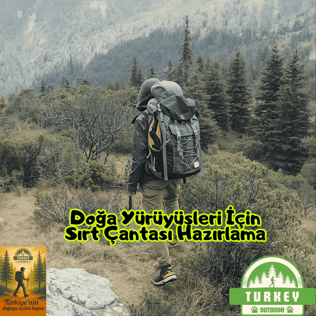 Einen Rucksack für Naturwanderungen vorbereiten